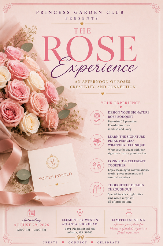 Princess Garden: Rose Experience | Saturday, August 29